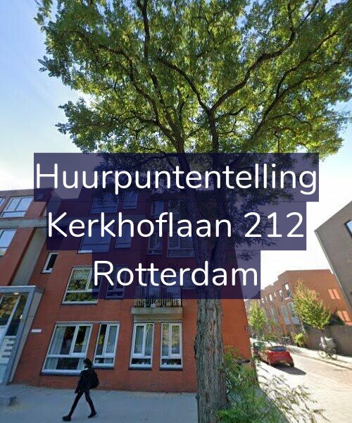 Foto gevel Huurpuntentelling voor Kerkhoflaan 212, Rotterdam