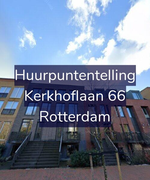 Foto gevel Huurpuntentelling voor Kerkhoflaan 66, Rotterdam