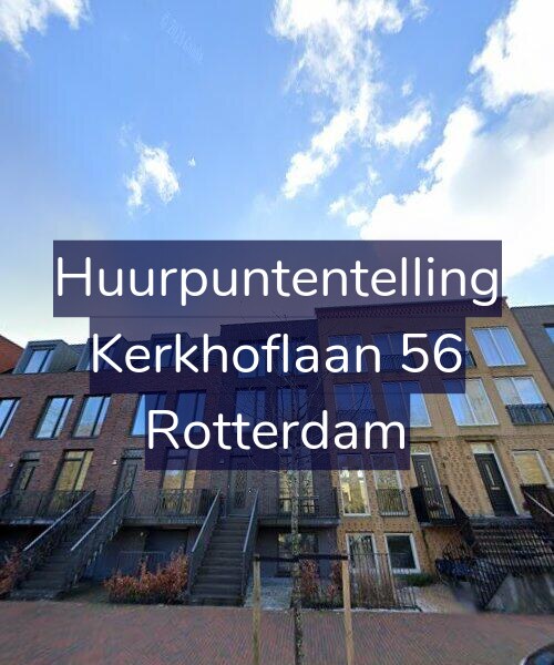 Foto gevel Huurpuntentelling voor Kerkhoflaan 56, Rotterdam