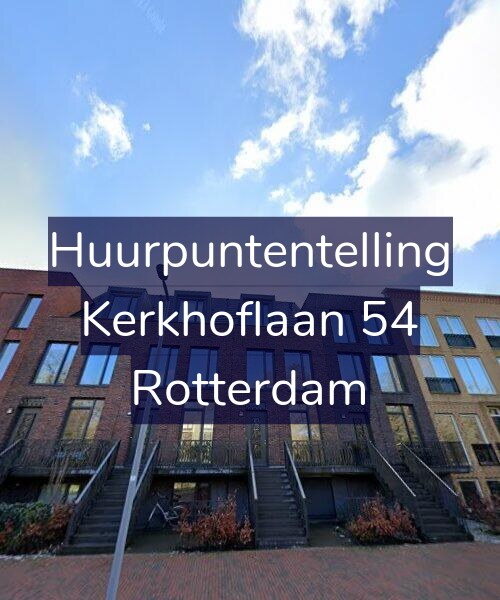Foto gevel Huurpuntentelling voor Kerkhoflaan 54, Rotterdam