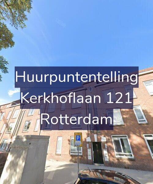 Foto gevel Huurpuntentelling voor Kerkhoflaan 121, Rotterdam