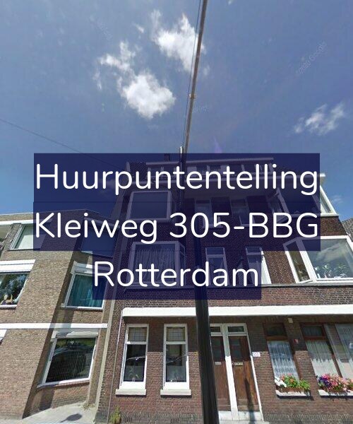Foto gevel Huurpuntentelling voor Kleiweg 305-BBG, Rotterdam