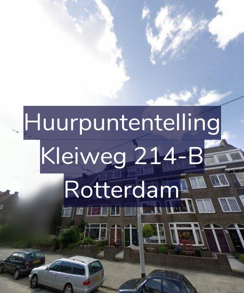 Foto gevel Huurpuntentelling voor Kleiweg 214-B, Rotterdam