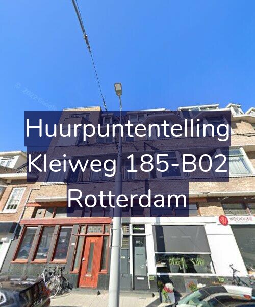 Foto gevel Huurpuntentelling voor Kleiweg 185-B02, Rotterdam