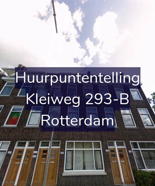 Foto gevel Huurpuntentelling voor Kleiweg 293-B, Rotterdam