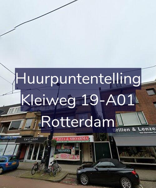 Foto gevel Huurpuntentelling voor Kleiweg 19-A01, Rotterdam