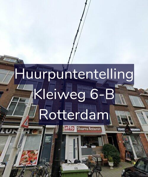 Foto gevel Huurpuntentelling voor Kleiweg 6-B, Rotterdam