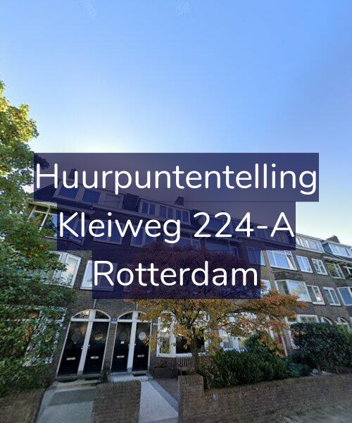 Foto gevel Huurpuntentelling voor Kleiweg 224-A, Rotterdam