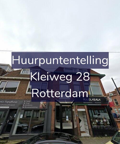 Foto gevel Huurpuntentelling voor Kleiweg 28, Rotterdam