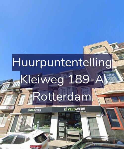 Foto gevel Huurpuntentelling voor Kleiweg 189-A, Rotterdam