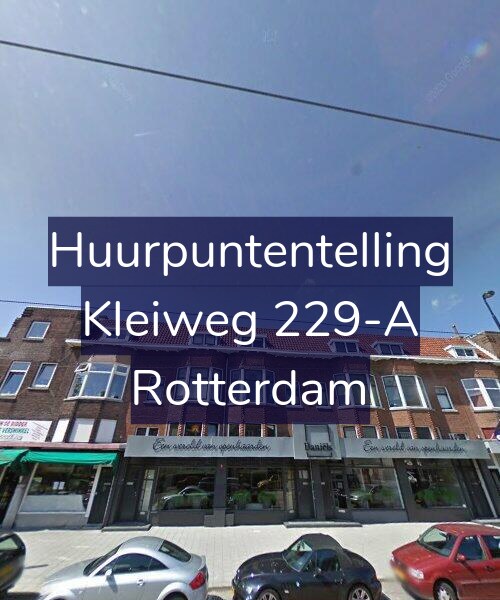 Foto gevel Huurpuntentelling voor Kleiweg 229-A, Rotterdam
