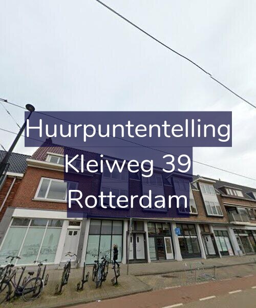 Foto gevel Huurpuntentelling voor Kleiweg 39, Rotterdam