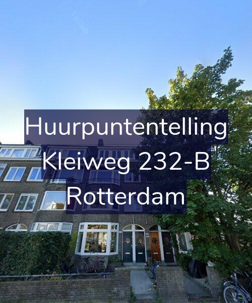 Foto gevel Huurpuntentelling voor Kleiweg 232-B, Rotterdam