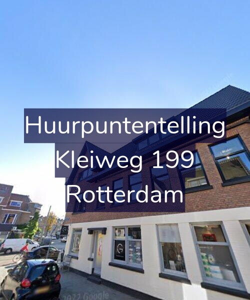Foto gevel Huurpuntentelling voor Kleiweg 199, Rotterdam
