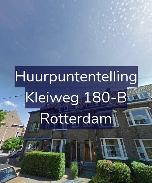 Foto gevel Huurpuntentelling voor Kleiweg 180-B, Rotterdam