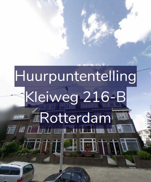 Foto gevel Huurpuntentelling voor Kleiweg 216-B, Rotterdam