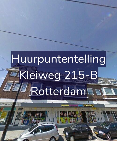 Foto gevel Huurpuntentelling voor Kleiweg 215-B, Rotterdam
