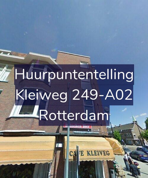 Foto gevel Huurpuntentelling voor Kleiweg 249-A02, Rotterdam