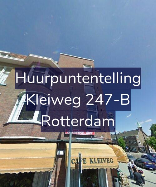 Foto gevel Huurpuntentelling voor Kleiweg 247-B, Rotterdam