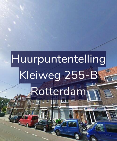 Foto gevel Huurpuntentelling voor Kleiweg 255-B, Rotterdam