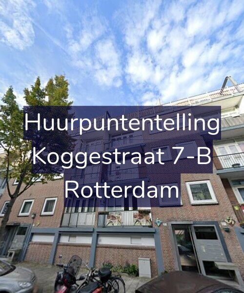 Foto gevel Huurpuntentelling voor Koggestraat 7-B, Rotterdam
