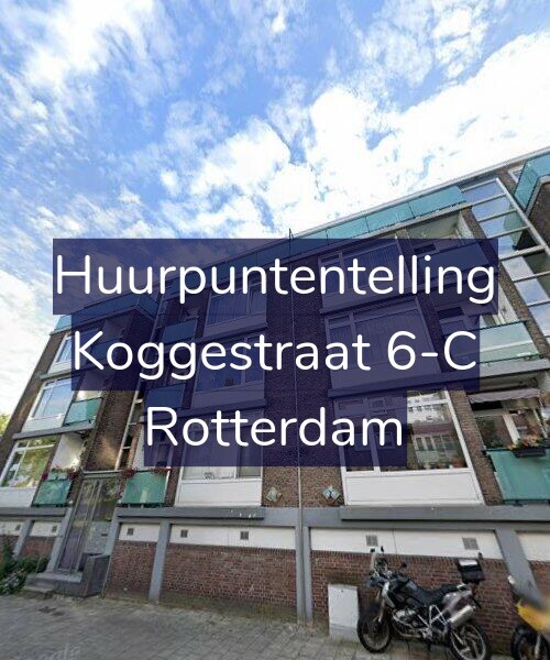 Foto gevel Huurpuntentelling voor Koggestraat 6-C, Rotterdam