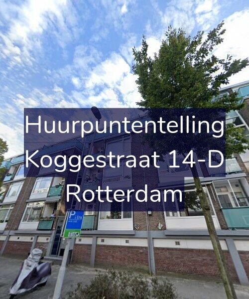 Foto gevel Huurpuntentelling voor Koggestraat 14-D, Rotterdam