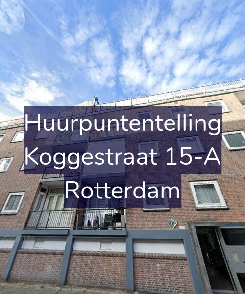 Foto gevel Huurpuntentelling voor Koggestraat 15-A, Rotterdam