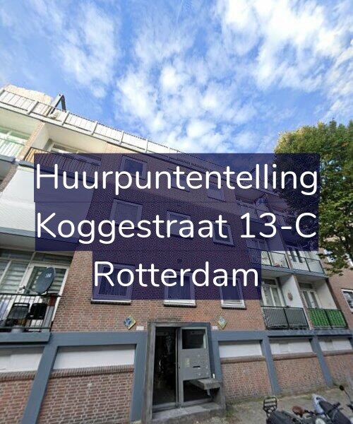 Foto gevel Huurpuntentelling voor Koggestraat 13-C, Rotterdam
