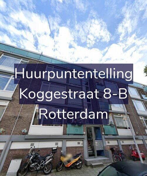 Foto gevel Huurpuntentelling voor Koggestraat 8-B, Rotterdam