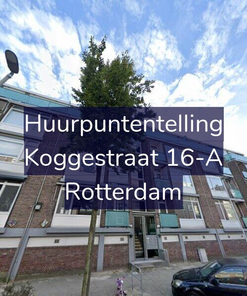 Foto gevel Huurpuntentelling voor Koggestraat 16-A, Rotterdam