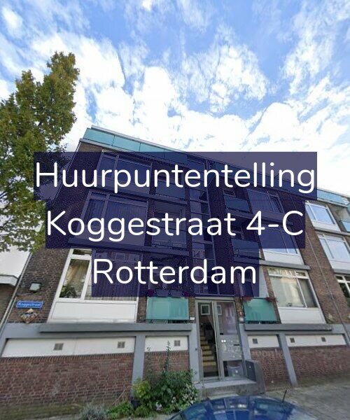 Foto gevel Huurpuntentelling voor Koggestraat 4-C, Rotterdam