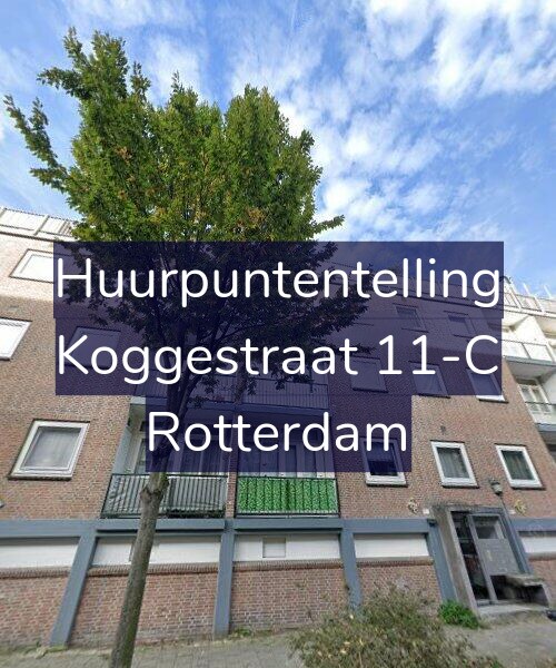 Foto gevel Huurpuntentelling voor Koggestraat 11-C, Rotterdam