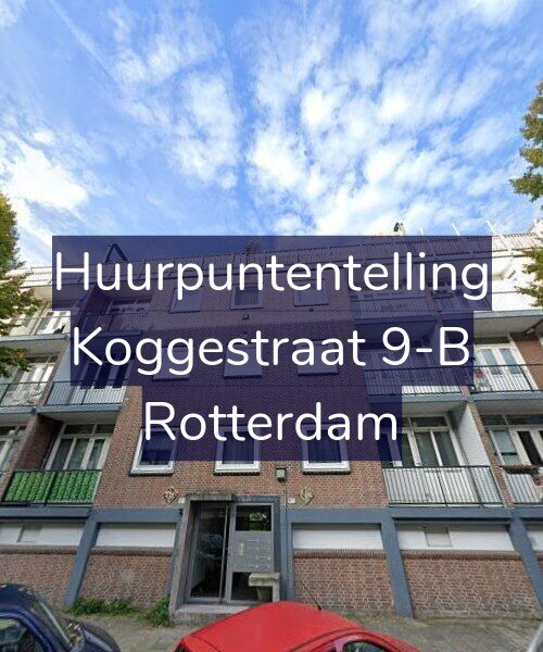 Foto gevel Huurpuntentelling voor Koggestraat 9-B, Rotterdam
