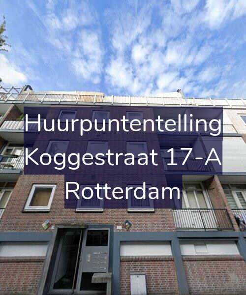 Foto gevel Huurpuntentelling voor Koggestraat 17-A, Rotterdam