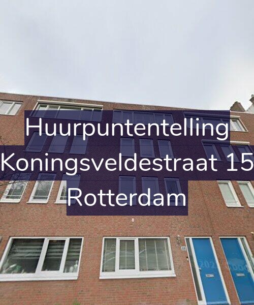 Foto gevel Huurpuntentelling voor Koningsveldestraat 15, Rotterdam