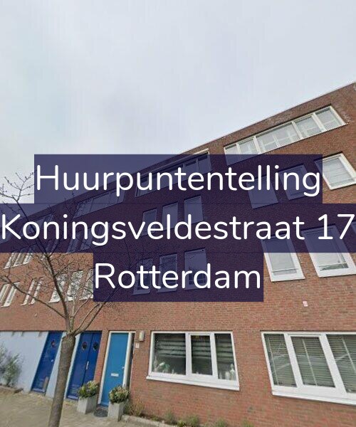 Foto gevel Huurpuntentelling voor Koningsveldestraat 17, Rotterdam