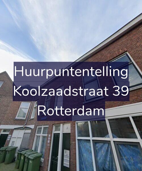 Foto gevel Huurpuntentelling voor Koolzaadstraat 39, Rotterdam
