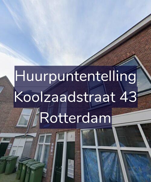 Foto gevel Huurpuntentelling voor Koolzaadstraat 43, Rotterdam