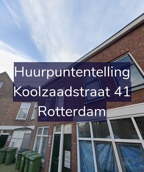 Foto gevel Huurpuntentelling voor Koolzaadstraat 41, Rotterdam