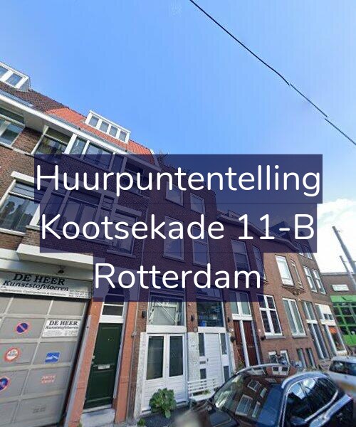 Foto gevel Huurpuntentelling voor Kootsekade 11-B, Rotterdam