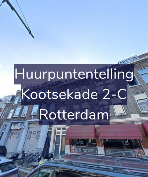 Foto gevel Huurpuntentelling voor Kootsekade 2-C, Rotterdam