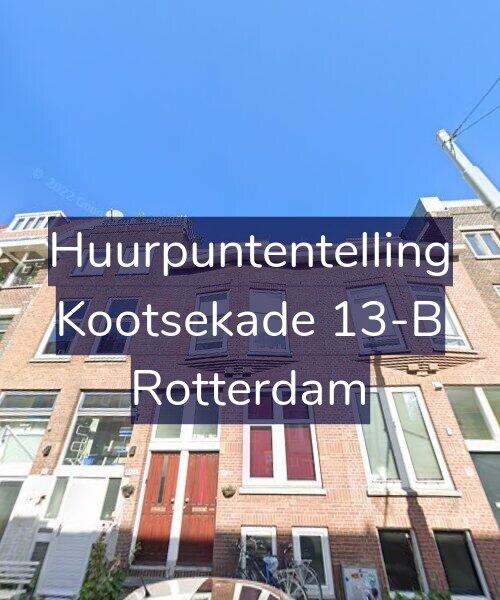 Foto gevel Huurpuntentelling voor Kootsekade 13-B, Rotterdam