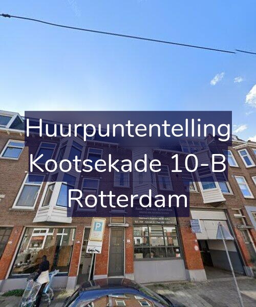 Foto gevel Huurpuntentelling voor Kootsekade 10-B, Rotterdam