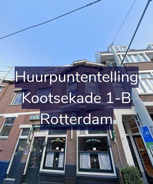 Foto gevel Huurpuntentelling voor Kootsekade 1-B, Rotterdam