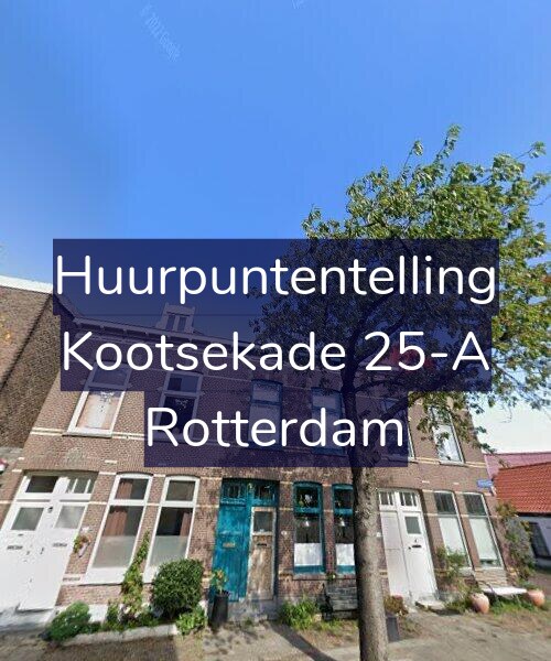 Foto gevel Huurpuntentelling voor Kootsekade 25-A, Rotterdam
