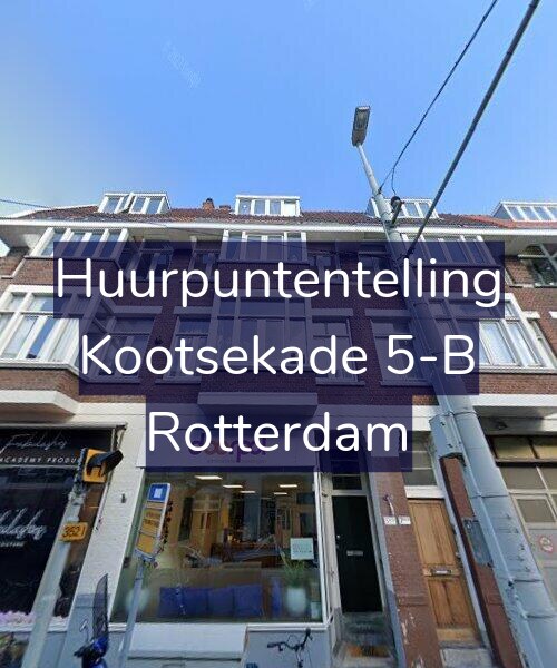 Foto gevel Huurpuntentelling voor Kootsekade 5-B, Rotterdam