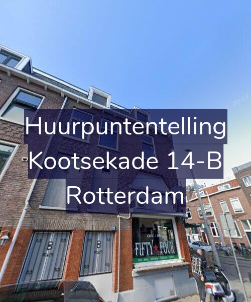 Foto gevel Huurpuntentelling voor Kootsekade 14-B, Rotterdam
