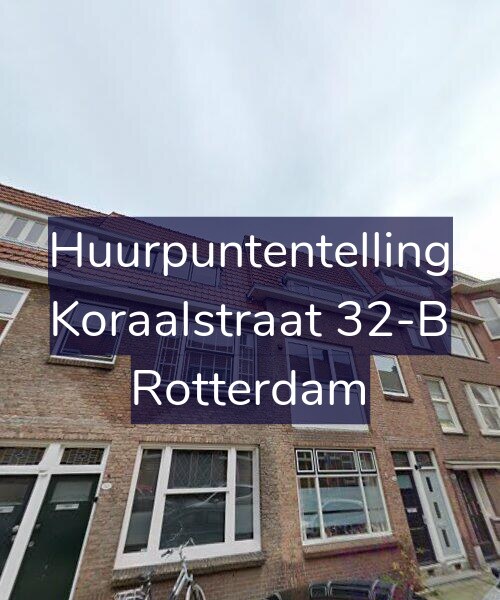 Foto gevel Huurpuntentelling voor Koraalstraat 32-B, Rotterdam