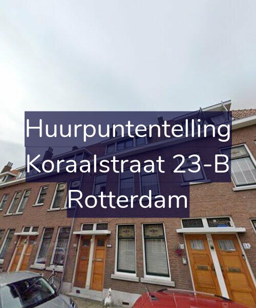 Foto gevel Huurpuntentelling voor Koraalstraat 23-B, Rotterdam